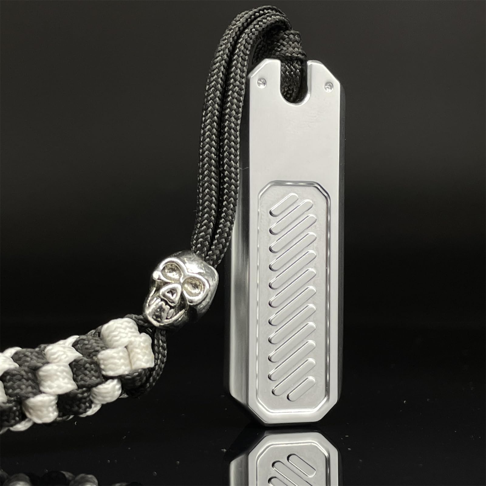 Amazon | EDC Fidget Push Slider 大人の金属フィジェットトイシルバー
